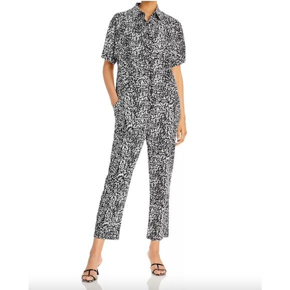 pistola Pants - Pistola Black and White Jumpsuit